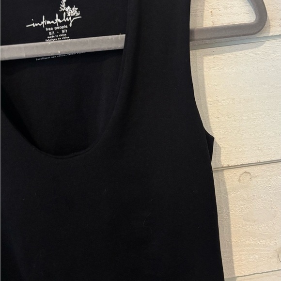 Free People Intimately Second Skin V-Neck Cami Tank Top in Black Women's XS/S - Picture 7 of 13